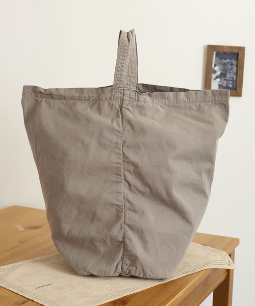 Butler Verner Sails（バトラーヴァーナーセイルス）の「Butler Verner Sails バトラーバーナーセイルズ / 反応染かつらぎビッグワンショルダーバッグ / JA-2558（トートバッグ・メンズ・ライトオリーブ/グレー系その他/ブルー系その他/キャメル/レッド系その他/ライトベージュ・FREE）」の22枚目の写真