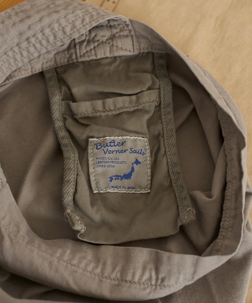 Butler Verner Sails（バトラーヴァーナーセイルス）の「Butler Verner Sails バトラーバーナーセイルズ / 反応染かつらぎビッグワンショルダーバッグ / JA-2558（トートバッグ・メンズ・ライトオリーブ/グレー系その他/ブルー系その他/キャメル/レッド系その他/ライトベージュ・FREE）」の7枚目の写真