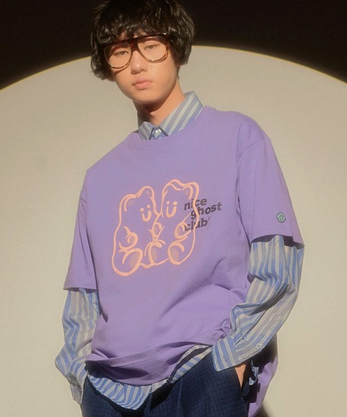 セール Nice Ghost Club ナイスゴーストクラブ Gummy Bear Logo Tee グミベアデザイン ロゴ半袖tシャツ Tシャツ カットソー Nice Ghost Club ナイスゴーストクラブ のファッション通販 Zozotown