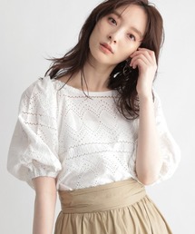 Andemiu | カットワークブラウス948874(シャツ/ブラウス)