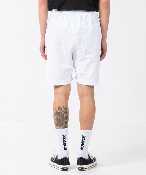XLARGE（エクストララージ）の「XLARGE×CHAMPION REVERSE WEAVE SHORT PANTS（その他パンツ・メンズ・ホワイト/ブラック/ネイビー/ブラウン/ライトパープル・SMALL/MEDIUM/LARGE/X-LARGE）」の7枚目の写真