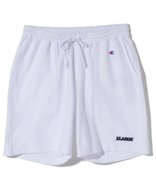 XLARGE（エクストララージ）の「XLARGE×CHAMPION REVERSE WEAVE SHORT PANTS（その他パンツ・メンズ・ホワイト/ブラック/ネイビー/ブラウン/ライトパープル・SMALL/MEDIUM/LARGE/X-LARGE）」の15枚目の写真
