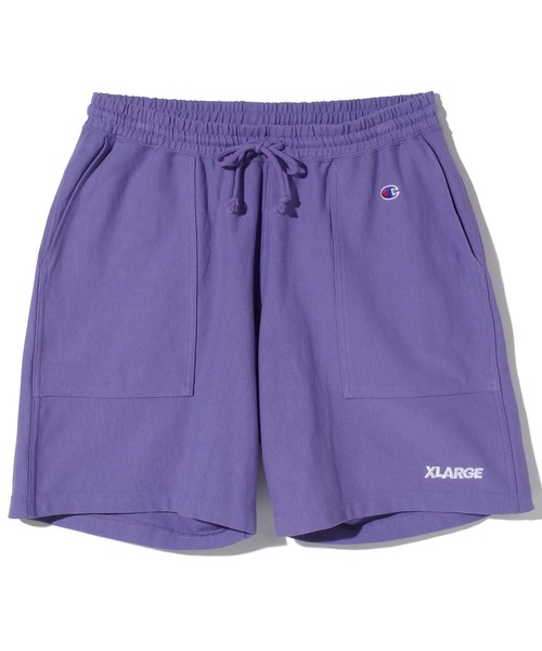 XLARGE（エクストララージ）の「XLARGE×CHAMPION REVERSE WEAVE SHORT PANTS（その他パンツ・メンズ・ホワイト/ブラック/ネイビー/ブラウン/ライトパープル・SMALL/MEDIUM/LARGE/X-LARGE）」の17枚目の写真