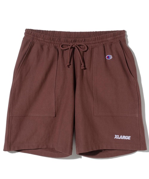 XLARGE（エクストララージ）の「XLARGE×CHAMPION REVERSE WEAVE SHORT PANTS（その他パンツ・メンズ・ホワイト/ブラック/ネイビー/ブラウン/ライトパープル・SMALL/MEDIUM/LARGE/X-LARGE）」の18枚目の写真