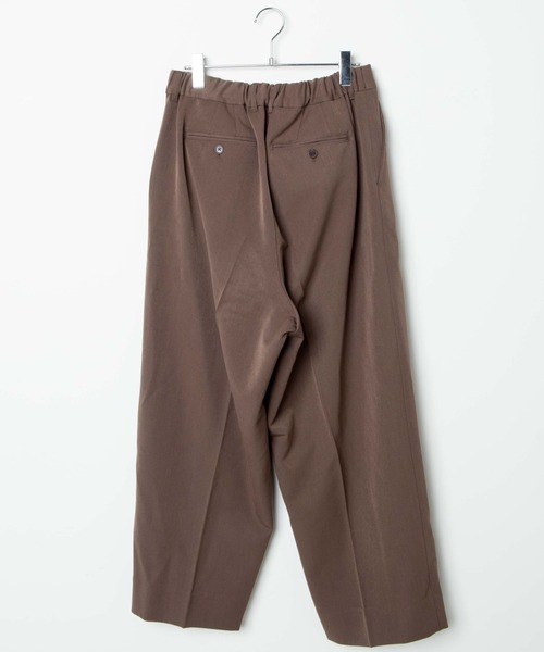 LUCY（ルーシー）の「LUCY/T/R LOOSE TUCK WIDE SLACKS（スラックス・メンズ・ブラウン/ブラック・MEDIUM/LARGE）」の10枚目の写真