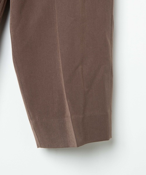 LUCY（ルーシー）の「LUCY/T/R LOOSE TUCK WIDE SLACKS（スラックス・メンズ・ブラウン/ブラック・MEDIUM/LARGE）」の16枚目の写真