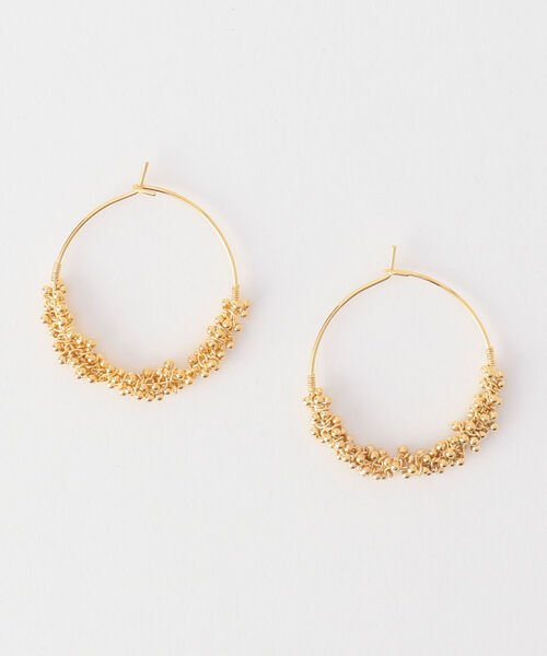 NOLLEY’S（ノーリーズ）の「つぶメタフープピアス（ピアス（両耳用）・レディース・ゴールド/シルバー・FREE）」の3枚目の写真