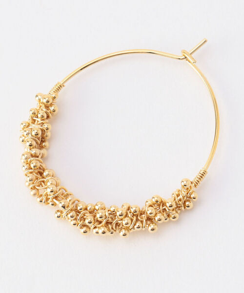 NOLLEY’S（ノーリーズ）の「つぶメタフープピアス（ピアス（両耳用）・レディース・ゴールド/シルバー・FREE）」の5枚目の写真