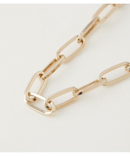 AZUL by moussy（アズールバイマウジー）の「WIDE CHAIN DOUBLE NECKLACE/ワイドチェーンダブルネックレス（ネックレス・レディース・ゴールド系その他/シルバー・FREE）」の11枚目の写真