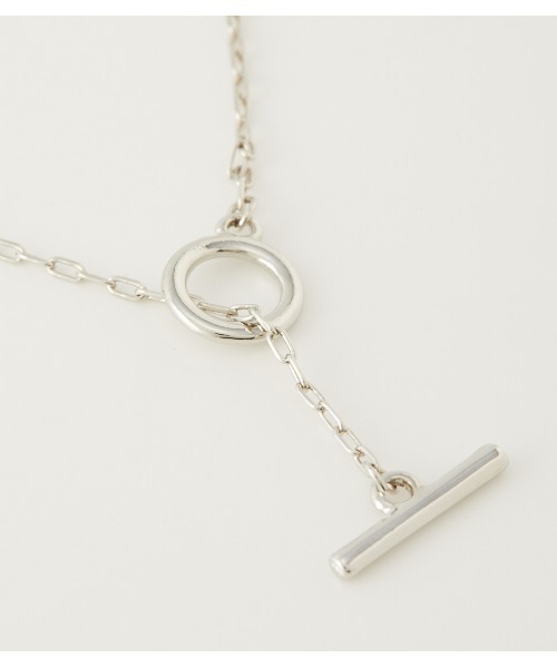 AZUL by moussy（アズールバイマウジー）の「WIDE CHAIN DOUBLE NECKLACE/ワイドチェーンダブルネックレス（ネックレス・レディース・ゴールド系その他/シルバー・FREE）」の5枚目の写真