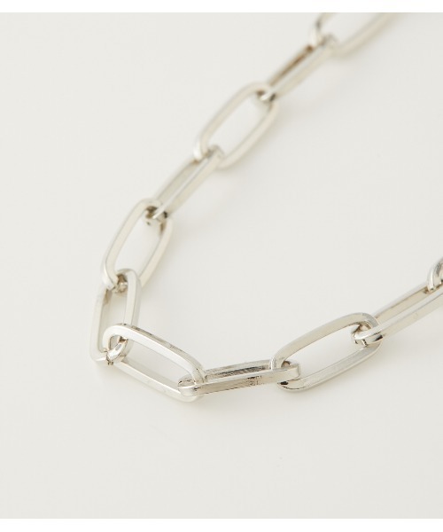AZUL by moussy（アズールバイマウジー）の「WIDE CHAIN DOUBLE NECKLACE/ワイドチェーンダブルネックレス（ネックレス・レディース・ゴールド系その他/シルバー・FREE）」の12枚目の写真
