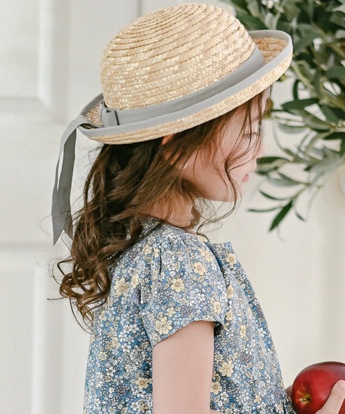 Catherine Cottage(キャサリンコテージ)の「ペーパーハット(ハット・キッズ・ベージュ/ネイビー/ライトベージュ/グレー系/ネイビー系・52/54/56/50)」の2枚目の写真