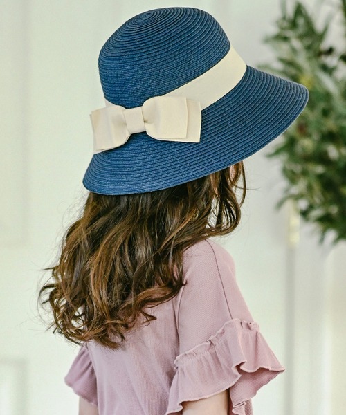 Catherine Cottage(キャサリンコテージ)の「ペーパーハット(ハット・キッズ・ベージュ/ネイビー/ライトベージュ/グレー系/ネイビー系・52/54/56/50)」の4枚目の写真