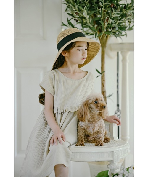 Catherine Cottage(キャサリンコテージ)の「ペーパーハット(ハット・キッズ・ベージュ/ネイビー/ライトベージュ/グレー系/ネイビー系・52/54/56/50)」の13枚目の写真