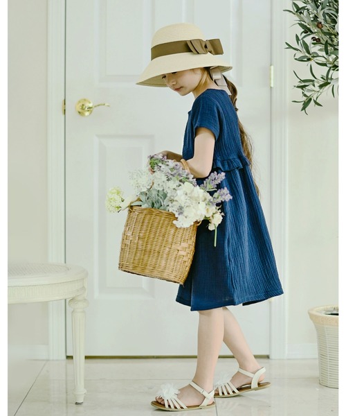 Catherine Cottage(キャサリンコテージ)の「ペーパーハット(ハット・キッズ・ベージュ/ネイビー/ライトベージュ/グレー系/ネイビー系・52/54/56/50)」の14枚目の写真