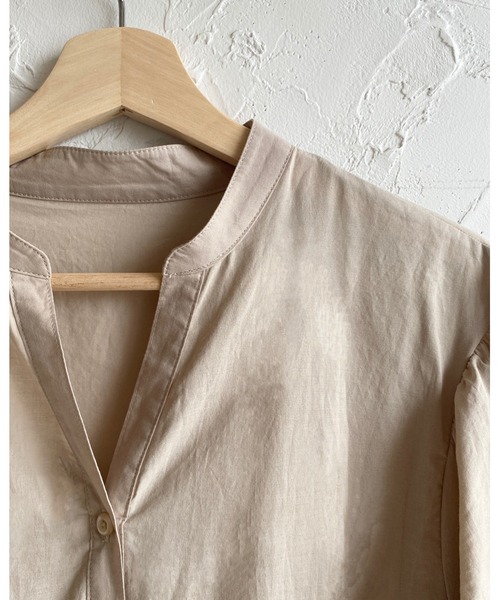 She's Closet(シーズクローゼット)の「半袖ボリュームロングティアードワンピース(シャツワンピース・レディース・ブラック/ベージュ/パープル/オフホワイト/ミント・FREE)」の21枚目の写真