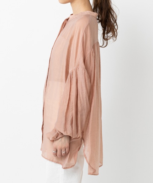 mystic（ミスティック）の「長袖ブラウス（シャツ/ブラウス・レディース・ピンク・FREE）」の5枚目の写真