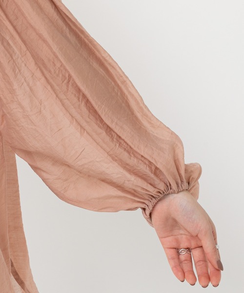 mystic（ミスティック）の「長袖ブラウス（シャツ/ブラウス・レディース・ピンク・FREE）」の8枚目の写真