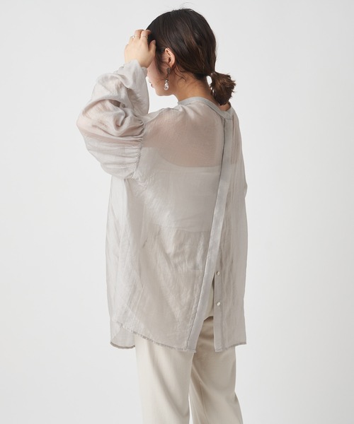 mystic（ミスティック）の「長袖ブラウス（シャツ/ブラウス・レディース・ピンク・FREE）」の4枚目の写真