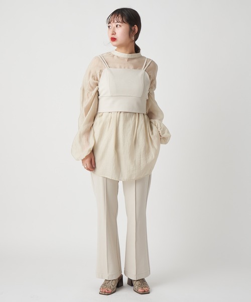 mystic（ミスティック）の「長袖ブラウス（シャツ/ブラウス・レディース・ピンク・FREE）」の6枚目の写真