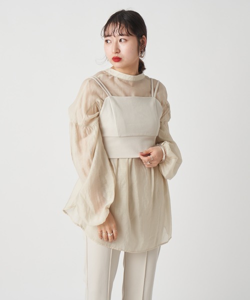 mystic（ミスティック）の「長袖ブラウス（シャツ/ブラウス・レディース・ピンク・FREE）」の13枚目の写真