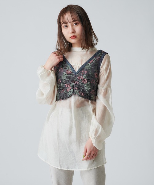 mystic（ミスティック）の「長袖ブラウス（シャツ/ブラウス・レディース・ピンク・FREE）」の9枚目の写真