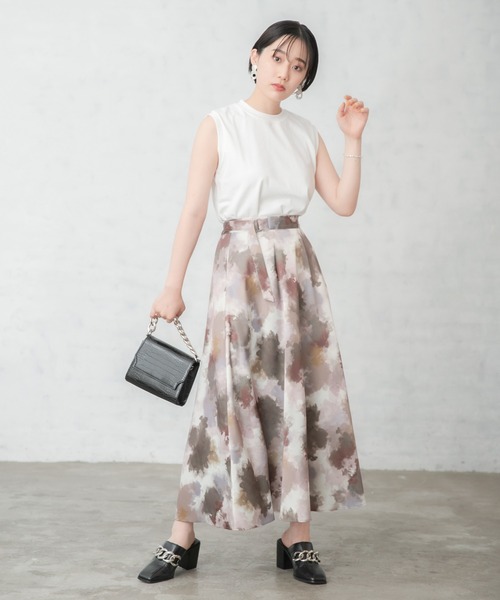 PAGEBOY（ページボーイ）の「マーブルアートスカート（スカート・レディース・ブラック系その他/ブラウン系その他・FREE）」の16枚目の写真