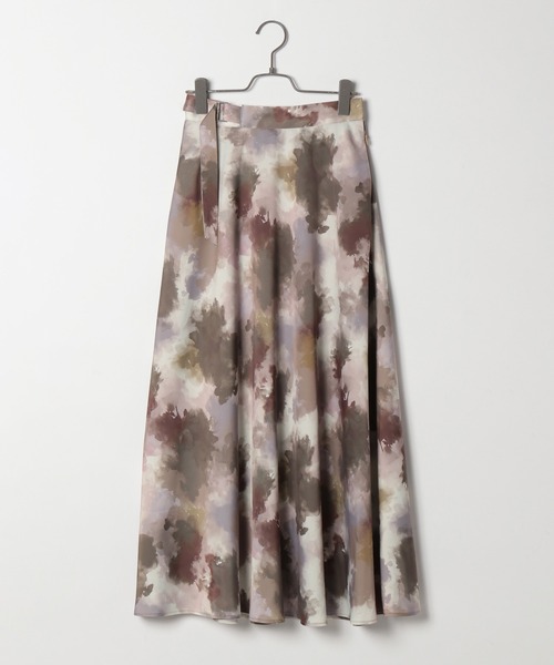 PAGEBOY（ページボーイ）の「マーブルアートスカート（スカート・レディース・ブラック系その他/ブラウン系その他・FREE）」の9枚目の写真