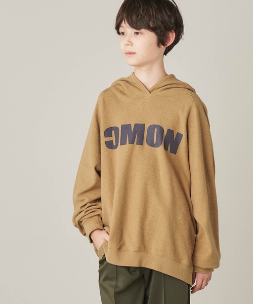 &yam(アンドヤム)の「USA裏毛オーバーサイズ裏使いプリントパーカー(パーカー・キッズ・ブルー/ブラック/ベージュ/ホワイト・130-140cm/150-160cm/140-150cm/120-130cm/110-120cm)」の14枚目の写真