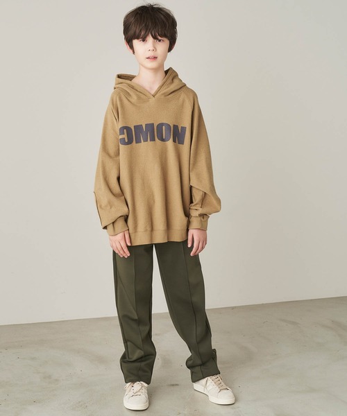 &yam(アンドヤム)の「USA裏毛オーバーサイズ裏使いプリントパーカー(パーカー・キッズ・ブルー/ブラック/ベージュ/ホワイト・130-140cm/150-160cm/140-150cm/120-130cm/110-120cm)」の18枚目の写真