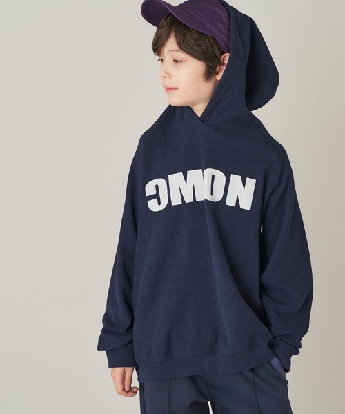 &yam(アンドヤム)の「USA裏毛オーバーサイズ裏使いプリントパーカー(パーカー・キッズ・ブルー/ブラック/ベージュ/ホワイト・130-140cm/150-160cm/140-150cm/120-130cm/110-120cm)」の19枚目の写真