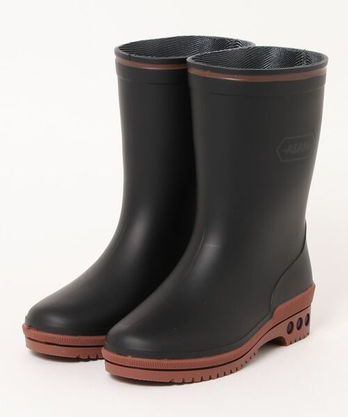 アサヒ（アサヒ）の「《ASAHIシューズ》 アサヒ R303（レインシューズ・キッズ・ブラック/オリーブ・21.0cm/22.0cm/19.0cm/23.5cm/22.5cm/23.0cm/24.0cm/20.0cm/21.5cm）」の2枚目の写真