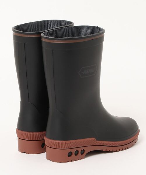 アサヒ（アサヒ）の「《ASAHIシューズ》 アサヒ R303（レインシューズ・キッズ・ブラック/オリーブ・21.0cm/22.0cm/19.0cm/23.5cm/22.5cm/23.0cm/24.0cm/20.0cm/21.5cm）」の3枚目の写真