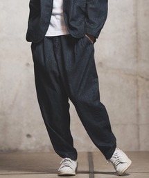 mp9177-Stretch denim tapered pants テーパードパンツ