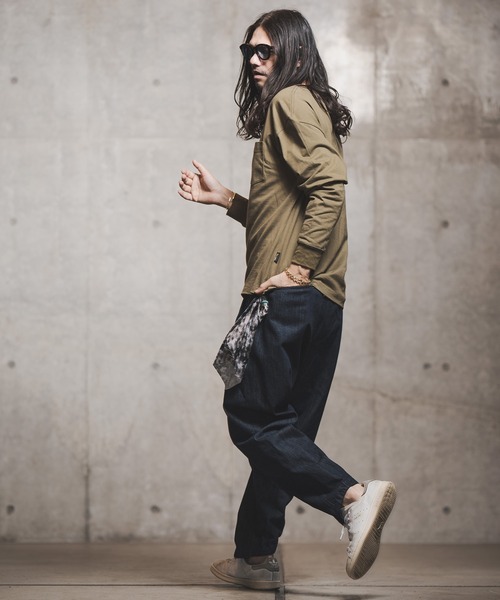 GLIMCLAP（グリムクラップ）の「mp9177-Stretch denim tapered pants テーパードパンツ（デニムパンツ・メンズ・ダークインディゴブルー/ライトインディゴブルー/ワンウォッシュ・S/L/M）」の18枚目の写真