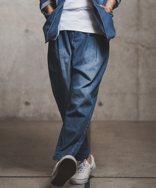 GLIMCLAP（グリムクラップ）の「mp9177-Stretch denim tapered pants