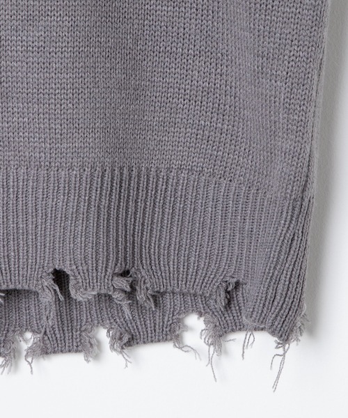 WEGO（ウィゴー）の「WEGO/オーバーサイズニットベスト（ベスト・レディース・ブラック/ダークグリーン/グレー/アイボリー/ブラック系その他・FREE）」の17枚目の写真