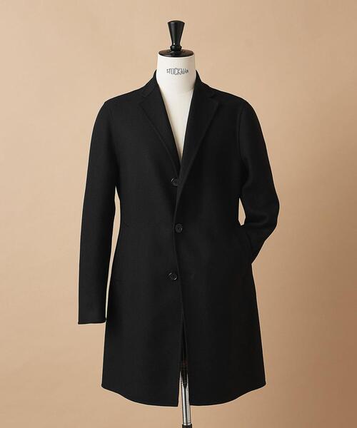 TAGLIATORE（タリアトーレ）の「＜TAGLIATORE（タリアトーレ）＞ ダブルフェイス チェスターコート（チェスターコート・メンズ・ブラック/ベージュ・52/50/46/48）」の2枚目の写真