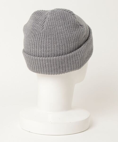 HUF（ハフ）の「ESSENTIALS USUAL BEANIE HUF ビーニー ニットキャップ（ニットキャップ/ビーニー・メンズ・ヘザーグレー/ブラック・O/S）」の3枚目の写真