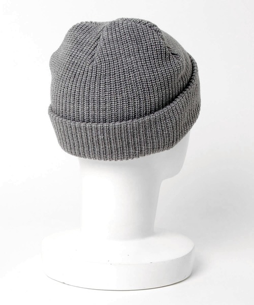 HUF（ハフ）の「ESSENTIALS USUAL BEANIE HUF ビーニー ニットキャップ（ニットキャップ/ビーニー・メンズ・ヘザーグレー/ブラック・O/S）」の5枚目の写真