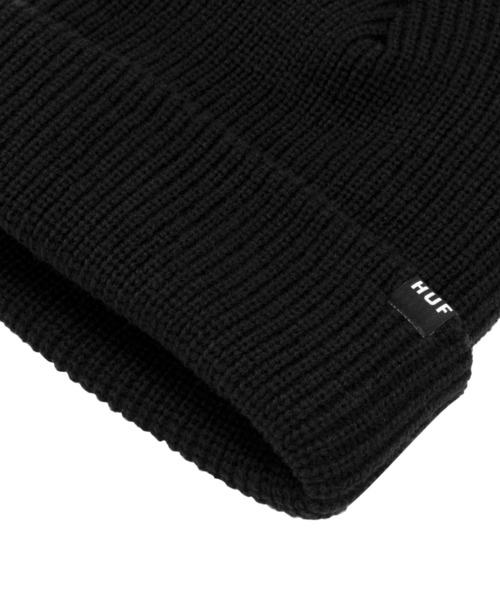 HUF（ハフ）の「ESSENTIALS USUAL BEANIE HUF ビーニー ニットキャップ（ニットキャップ/ビーニー・メンズ・ヘザーグレー/ブラック・O/S）」の6枚目の写真