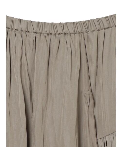 AMERICAN HOLIC（アメリカンホリック）の「ワッシャーサテン切り替えティアードスカート（スカート・レディース・アイボリー/モカ・L/M）」の18枚目の写真