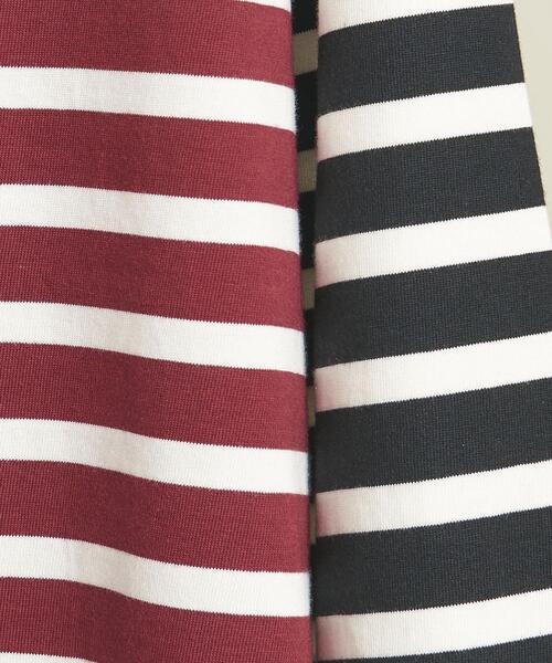 BEAUTY&YOUTH UNITED ARROWS(ビューティーアンドユースユナイテッドアローズ)の「BY パネルボーダーワイドロングスリーブカットソー ∴◆(Tシャツ/カットソー・レディース・ネイビー/ワインレッド/ロイヤルブルー・FREE)」の22枚目の写真