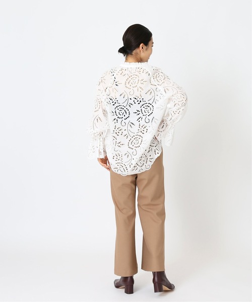 ジャーナルスタンダードレサージュ　BROCHE レースシャツ journal standard L'essage（ジャーナルスタンダードレサージュ