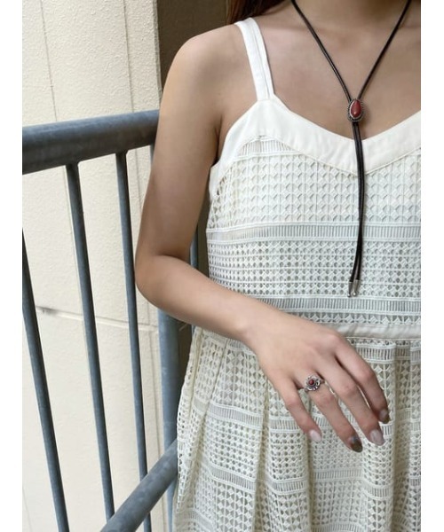 MOUSSY(マウジー)の「VINTAGE STONE リング(リング・レディース・オレンジ/ブラック・FREE)」の14枚目の写真