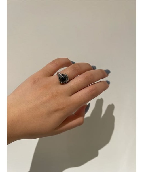 MOUSSY(マウジー)の「VINTAGE STONE リング(リング・レディース・オレンジ/ブラック・FREE)」の16枚目の写真