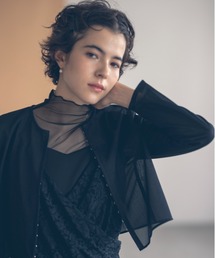 kaene | デザインホックシアージャケット(カーディガン/ボレロ)