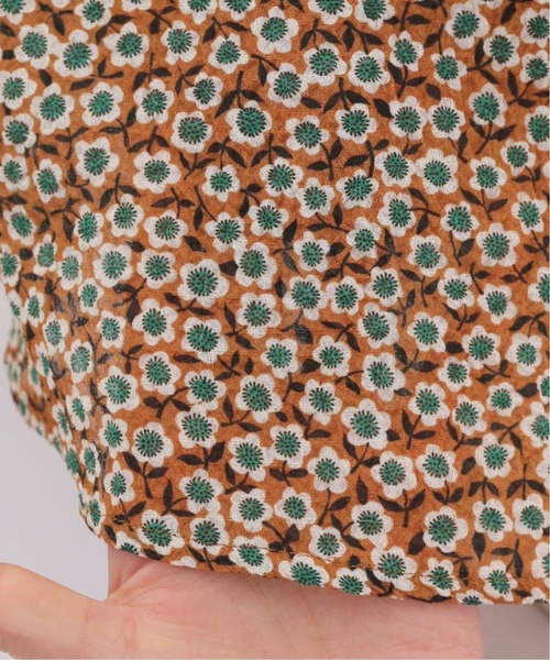 SLOBE IENA（スローブイエナ）の「Deveauxダリアプリントマーメイドスカート【手洗い可能/ウエストゴム】◆（スカート・レディース・ネイビー/ブラウン・FREE）」の21枚目の写真