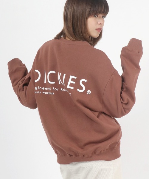Dickies(ディッキーズ)の「Dickies(ディッキーズ)ロゴプリント スウェットトップス レディース/トレーナー プルオーバー(スウェット・レディース・ホワイト/ブラック/ブラウン/ブルー/ラベンダー/ホワイト系その他/ホワイト系その他2/ホワイト系その他3・M/L)」の6枚目の写真