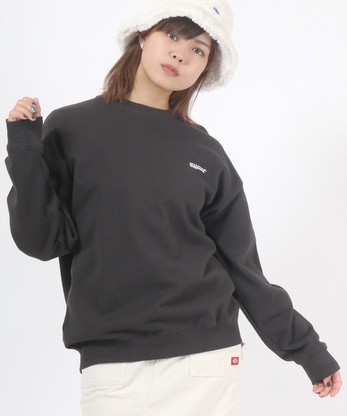 Dickies(ディッキーズ)の「Dickies(ディッキーズ)ロゴプリント スウェットトップス レディース/トレーナー プルオーバー(スウェット・レディース・ホワイト/ブラック/ブラウン/ブルー/ラベンダー/ホワイト系その他/ホワイト系その他2/ホワイト系その他3・M/L)」の10枚目の写真